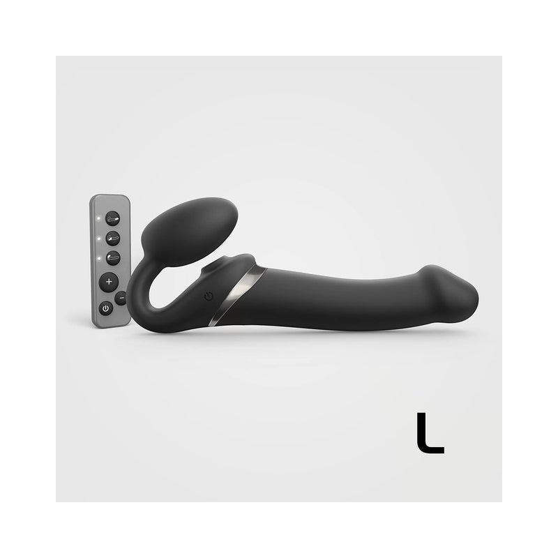 Strap-On-Me Multi Orgasm Bendable Strap-On Large Black