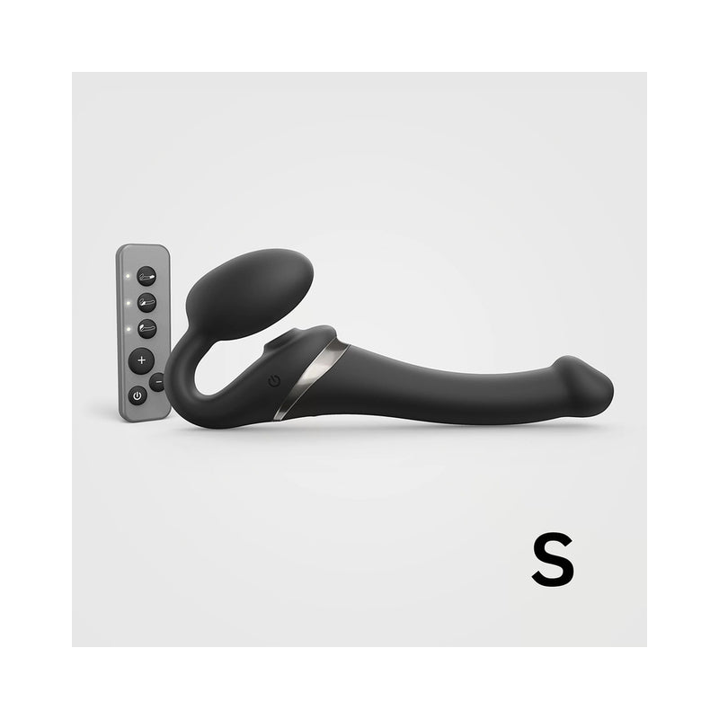 Strap-On-Me Multi Orgasm Bendable Strap-On Small Black