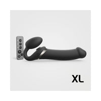 Strap-On-Me Multi Orgasm Bendable Strap-On XL Black