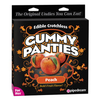 Pipedream Edible Crotchless Gummy Panties Peach Flavor