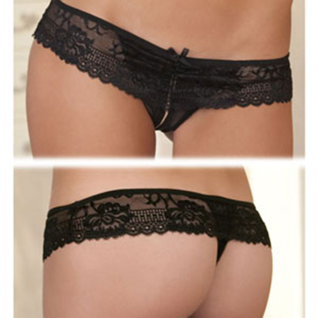RR Crotchless Lace Boyshort ML