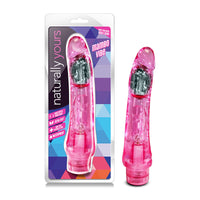 Blush Naturally Yours Mambo Vibe Realistic 9 in. Vibrating Dildo Pink