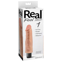 Pipedream Real Feel Lifelike Toyz No. 1 Realistic 7.25 in. Vibrating Dildo Beige