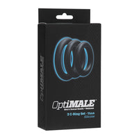 OptiMALE ñ 3 C-Ring Set ñ Thick Black
