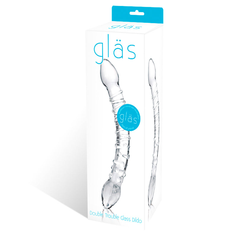 Glas 10 in. Double Trouble Glass Dildo