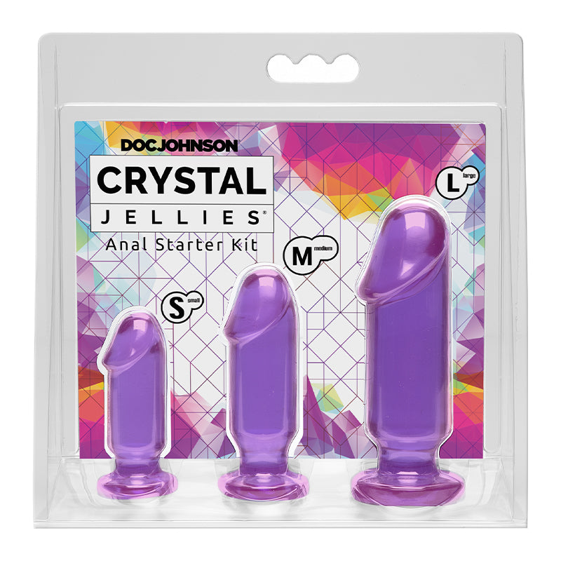 Crystal Jellies ñ Anal Starter Kit Purple