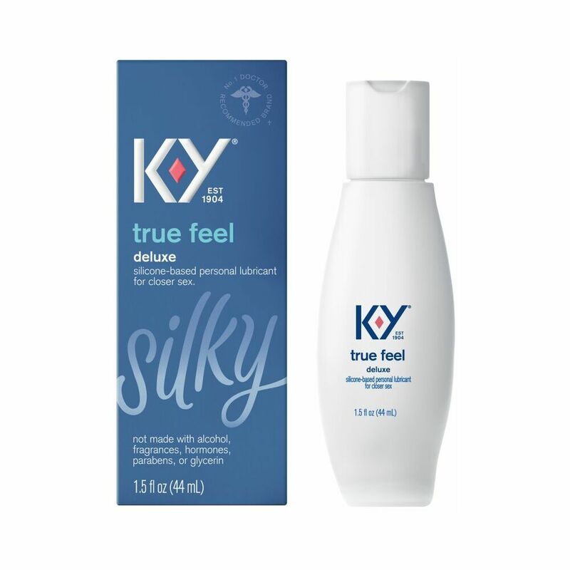 K-Y True Feel Silicone Gel Lube 1.5oz.