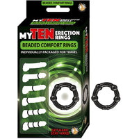 My Ten Erection Rings Beaded Comfort RingsBlack