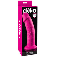 Pipedream Dillio 9 in. Realistic Dildo With Suction Cup Pink