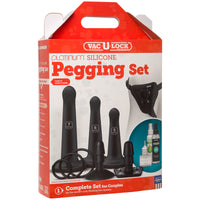 Vac-U-Lock Silicone Pegging Set Black