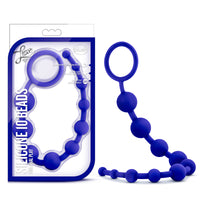 Blush Luxe Silicone 10 Beads for Anal Play Indigo