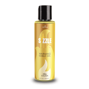 Sizzle Lips PiÒa Colada Warming Gel 4.2oz Bottle
