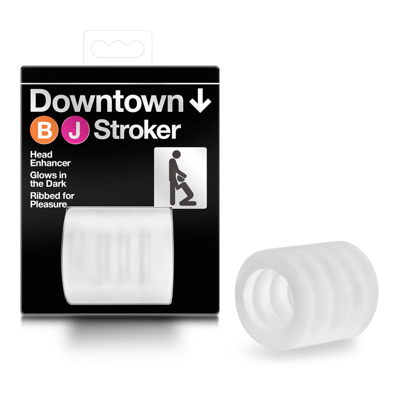 Blush X5 Men Downtown BJ Stroker Oral Enhancer Clear