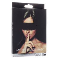 Ouch! MystËre Lace Mask Blindfold Black