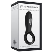 Zero Tolerance The Torpedo Rechargeable Vibrating Silicone Cockring Black