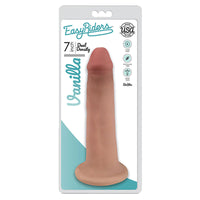 Curve Toys Easy Riders 7 in. Dual Density Dildo with Suction Cup Beige