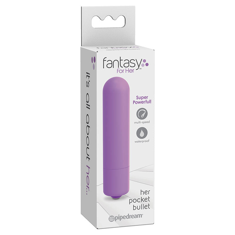 Pipedream Fantasy For Her Her†Pocket Bullet Multi-Speed Vibrator Purple