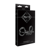 Shots Pumped Silicone & ABS Penis Extender Black