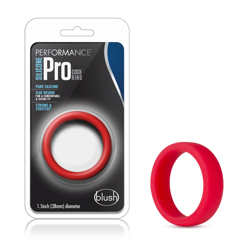 Blush Performance Silicone Go Pro Cock Ring Red