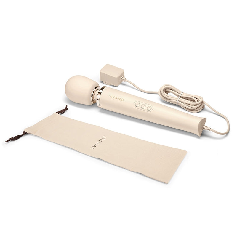 Le Wand Powerful Plug-In Vibrating Massager Cream