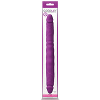 Colours Double Pleasure 12 in. Dual Ended Dildo Purple