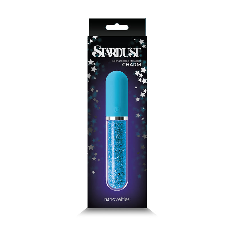 Stardust Charm Rechargeable Massager Blue