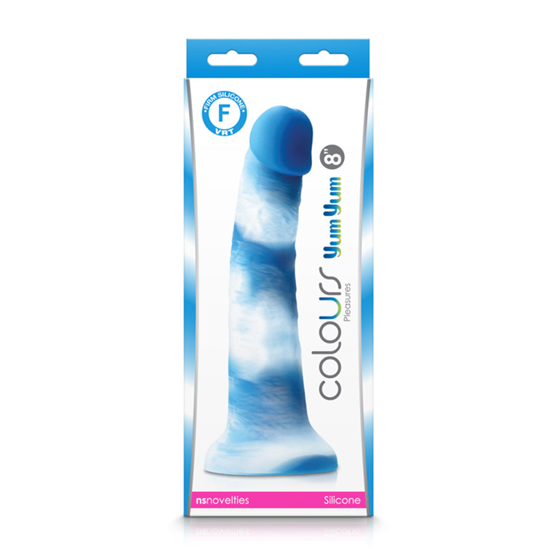 Colours Pleasures Yum Yum 8 in. Dildo Blue