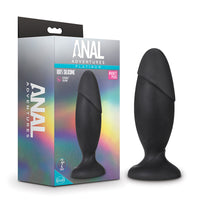 Blush Anal Adventures Platinum Silicone Rocket Plug Black