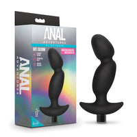 Blush Anal Adventures†Platinum Silicone Rechargeable Vibrating Prostate Massager 04 Black