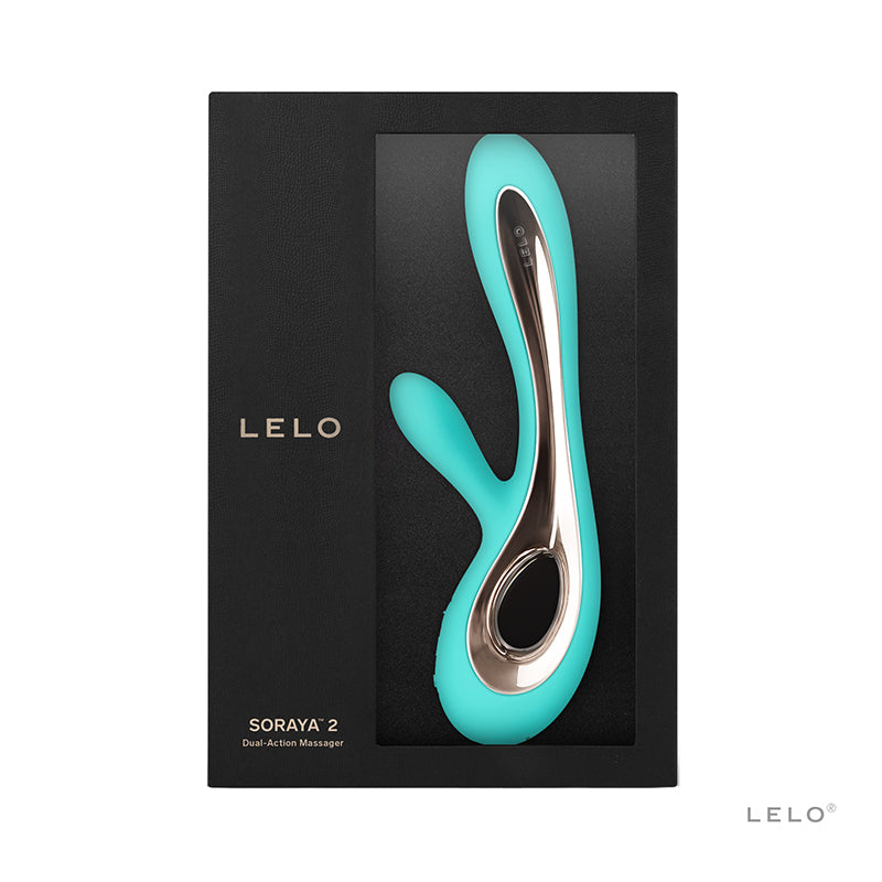 LELO SORAYA 2 Rechargeable Rabbit Vibrator Aqua