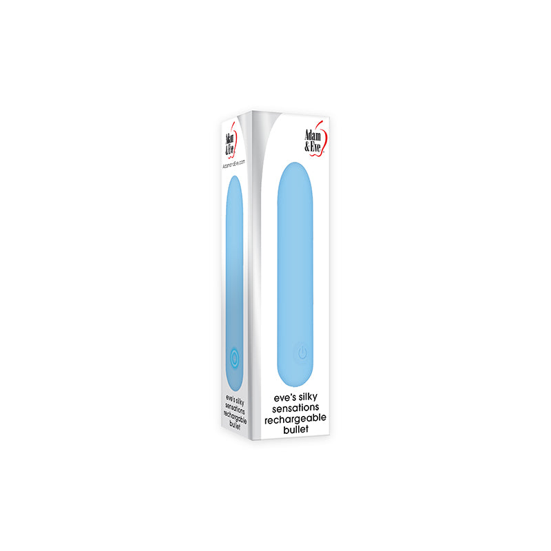 Adam & Eve Eve's Silky Sensations Rechargeable Bullet Vibrator Blue