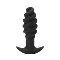 Tantus Twist Anal Plug Onyx (Bag)