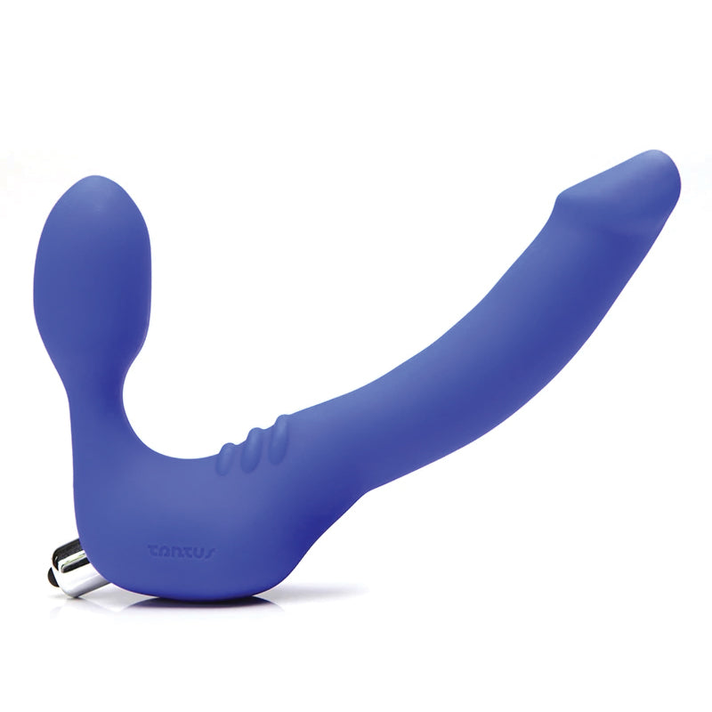 Tantus Strapless Slim Vibrating Blue