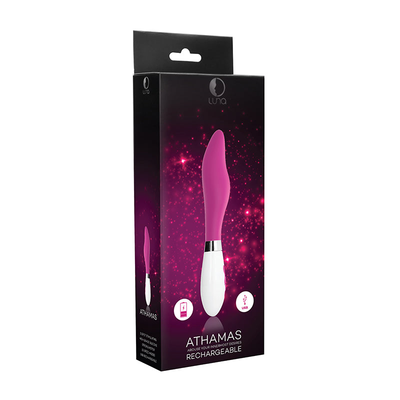 Luna Athamas Rechargeable Silicone G-Spot Vibrator Pink