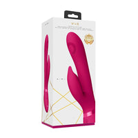 VIVE AIMI Rechargeable Swinging Pulse-Wave Silicone Rabbit Vibrator Pink