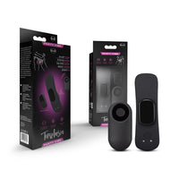 Blush Temptasia Panty Vibe Rechargeable Remote-Controlled Silicone Wearable Vibrator Black