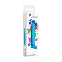 Luminous Delia 10-Speed Bullet Vibrator With Silicone Sleeve Turquoise