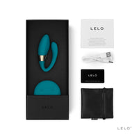 LELO TIANI DUO Rechargeable Dual Stimulation Couples Vibrator With Remote Ocean Blue