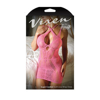 Fantasy Lingerie Vixen Sugar Coated Multi-Way Strap Dress Pink O/S