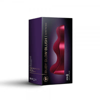 Ruby Glow Saddle Vibrator Blush Red