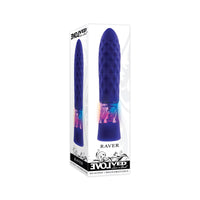 Evolved Raver Light-Up Rechargeable Silicone Bullet Vibrator Purple