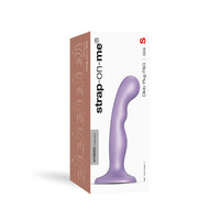 Strap-On-Me Hybrid Collection Silicone Dildo Plug P&G Metallic Lilac S