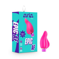 Aria Epic AF Rechargeable Silicone Mini Vibrator Fuchsia