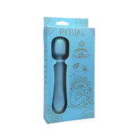 RITUAL Euphoria Rechargeable Silicone Wand Vibrator Blue