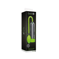 Ouch! Glow in the Dark Classic Penis Pump Neon Green