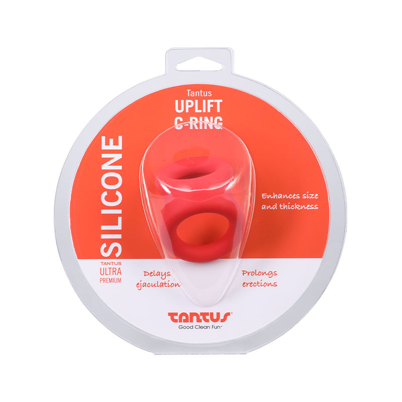 Tantus Uplift C-Ring Red
