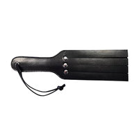 Rouge Leather 4 Strap Paddle Black