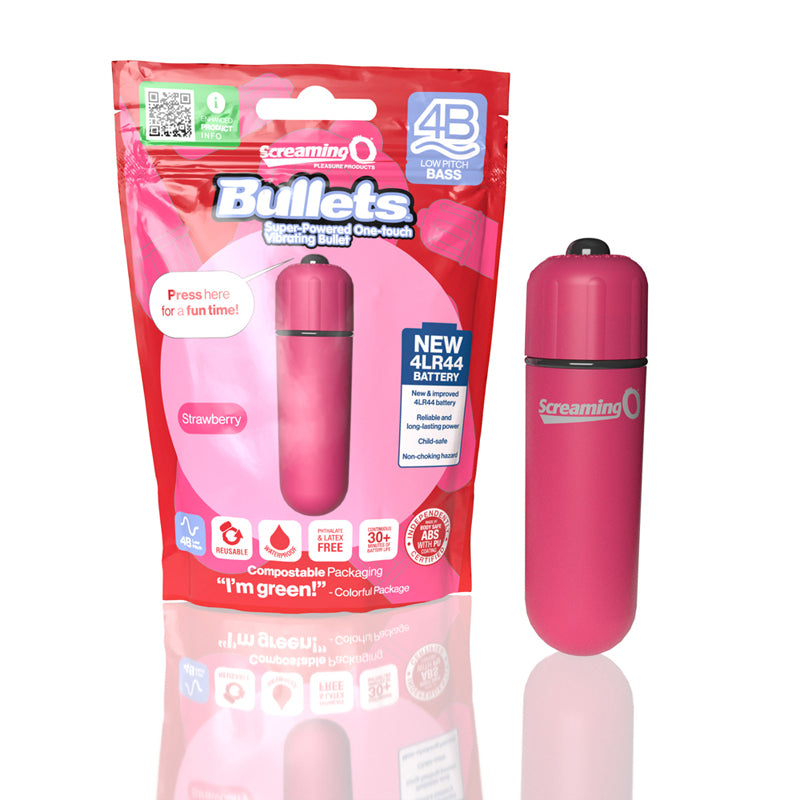 Screaming O 4B Bullet Vibrator Strawberry