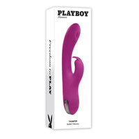 Playboy Thumper Rechargeable Tapping Silicone Dual Stimulation Vibrator Wild Star