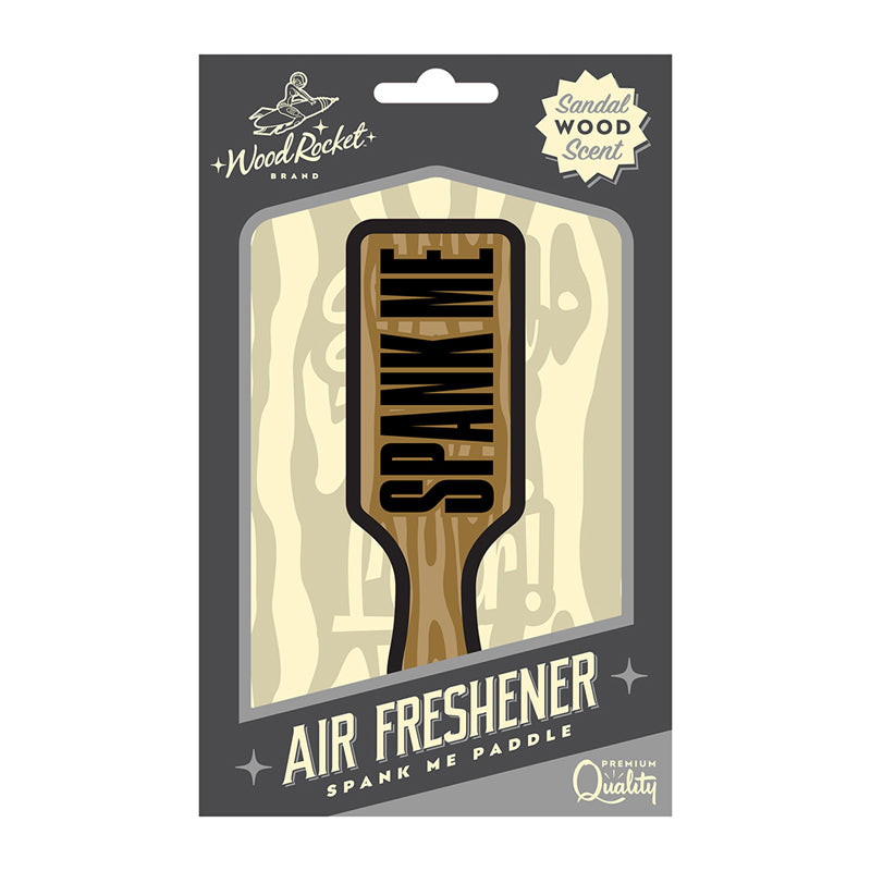 Wood Rocket Air Freshener Spank Me Paddle